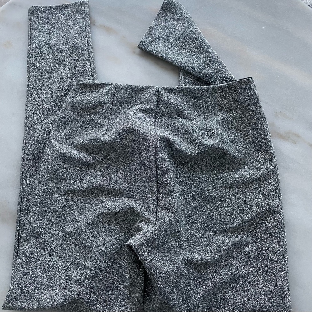 H&M silver sparkle trousers size 6 - Picture 4 of 4